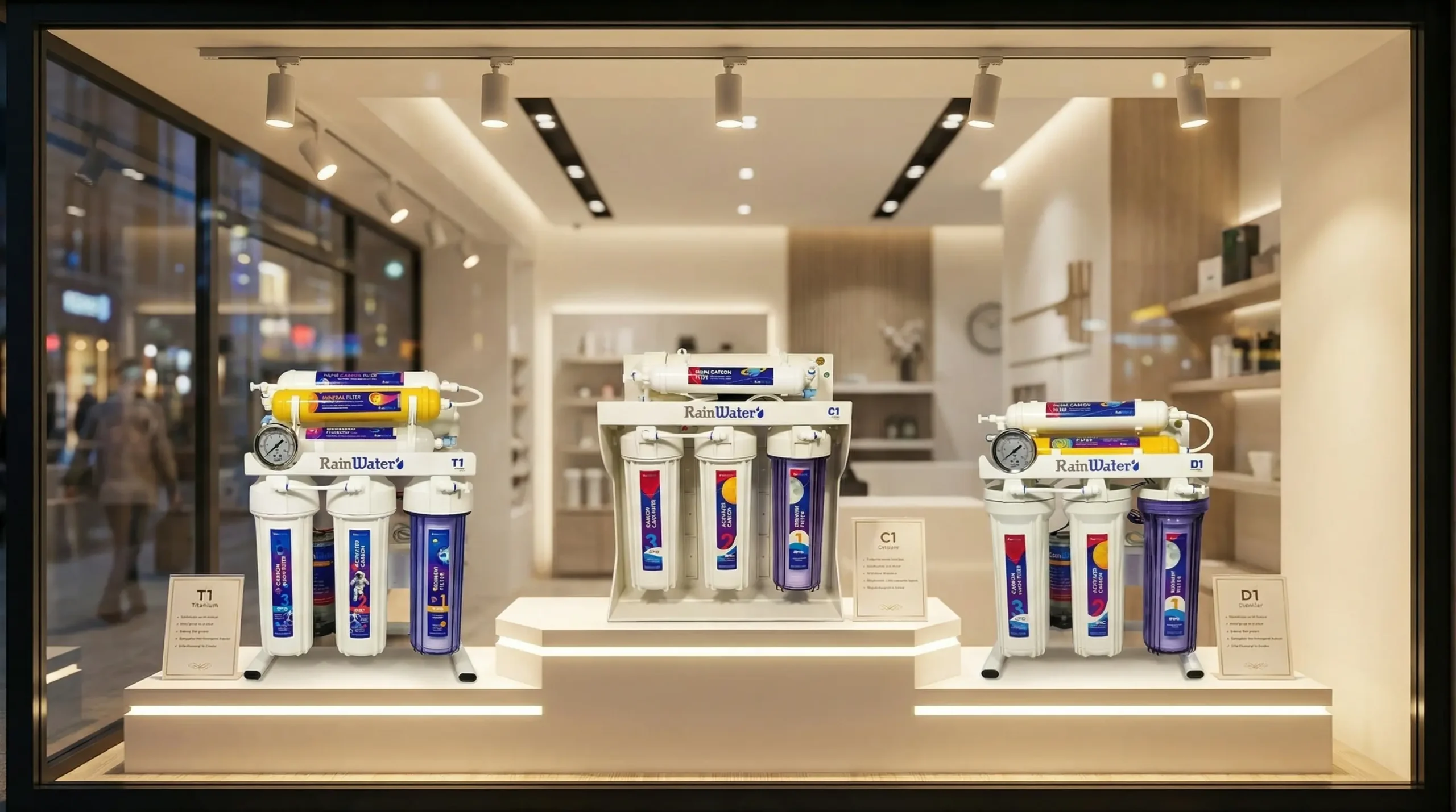 محصولات رین واتر در ویترین فروشگاه ها؛ تجلی کیفیت، جذابیت برند و تأثیر بر تصمیم خرید